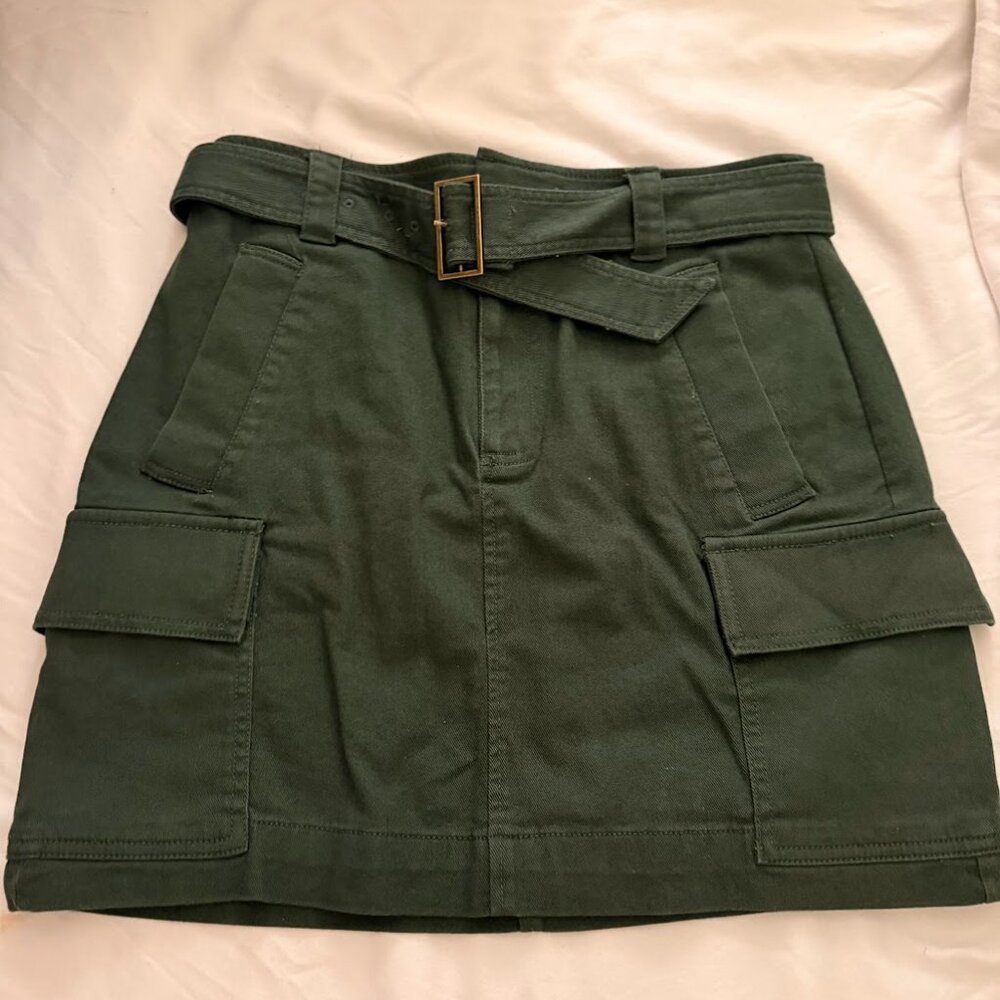 Loft Cargo Belted Skirt